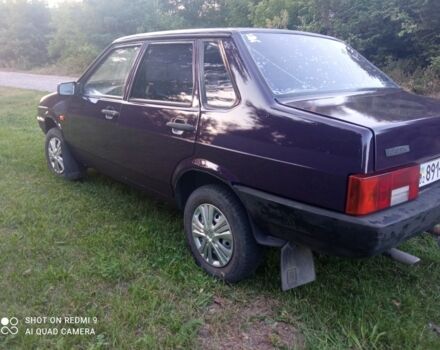 Фиолетовый ВАЗ 21099, объемом двигателя 0 л и пробегом 345 тыс. км за 1100 $, фото 1 на Automoto.ua