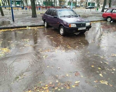 Фиолетовый ВАЗ 21099, объемом двигателя 1.5 л и пробегом 150 тыс. км за 1089 $, фото 1 на Automoto.ua