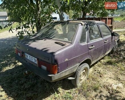 Фіолетовий ВАЗ 21099, об'ємом двигуна 1.5 л та пробігом 175 тис. км за 750 $, фото 1 на Automoto.ua