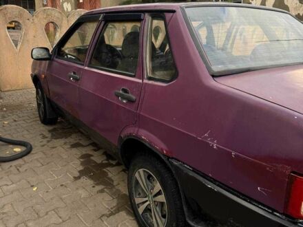 Фиолетовый ВАЗ 21099, объемом двигателя 1.5 л и пробегом 344 тыс. км за 1200 $, фото 1 на Automoto.ua