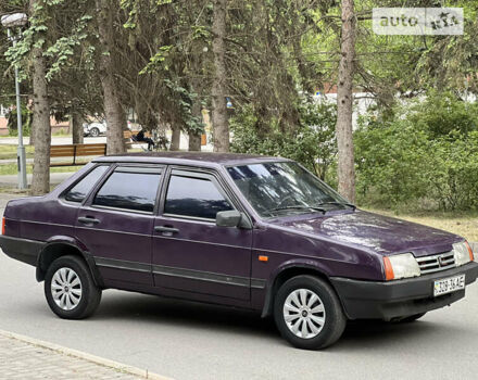 Фіолетовий ВАЗ 21099, об'ємом двигуна 1.6 л та пробігом 200 тис. км за 1250 $, фото 1 на Automoto.ua