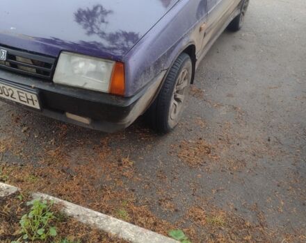 Фіолетовий ВАЗ 21099, об'ємом двигуна 1.5 л та пробігом 186 тис. км за 800 $, фото 1 на Automoto.ua