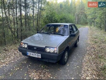 Коричневый ВАЗ 21099, объемом двигателя 1.5 л и пробегом 200 тыс. км за 1300 $, фото 1 на Automoto.ua