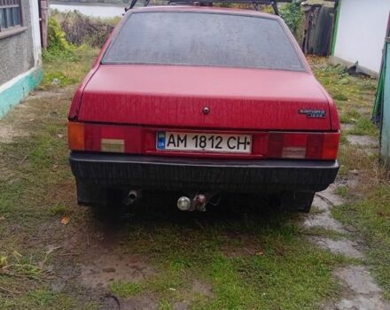 Красный ВАЗ 21099, объемом двигателя 1.5 л и пробегом 30 тыс. км за 1000 $, фото 2 на Automoto.ua