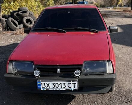 Красный ВАЗ 21099, объемом двигателя 1.3 л и пробегом 674 тыс. км за 1190 $, фото 1 на Automoto.ua