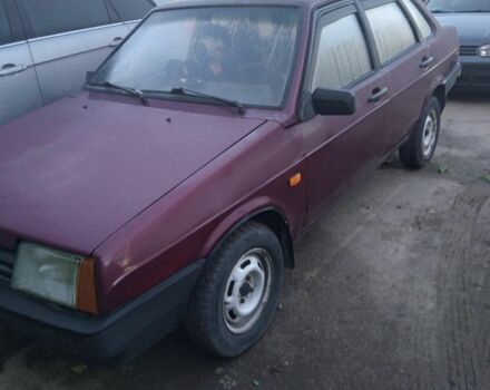 Красный ВАЗ 21099, объемом двигателя 1.3 л и пробегом 200 тыс. км за 950 $, фото 3 на Automoto.ua