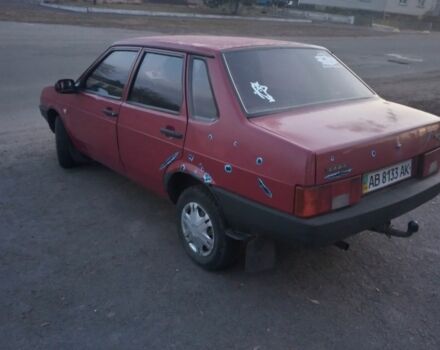 Красный ВАЗ 21099, объемом двигателя 1.5 л и пробегом 245 тыс. км за 1500 $, фото 1 на Automoto.ua