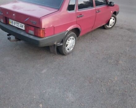 Красный ВАЗ 21099, объемом двигателя 1.5 л и пробегом 245 тыс. км за 1500 $, фото 3 на Automoto.ua