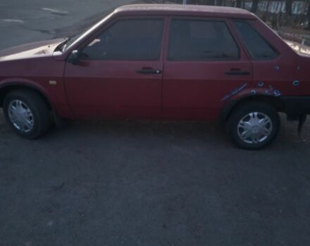 Красный ВАЗ 21099, объемом двигателя 1.5 л и пробегом 245 тыс. км за 1500 $, фото 2 на Automoto.ua