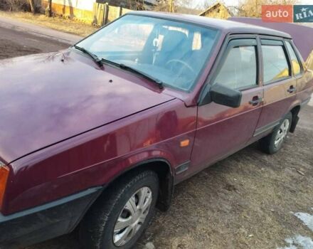 Красный ВАЗ 21099, объемом двигателя 1.5 л и пробегом 228 тыс. км за 1800 $, фото 2 на Automoto.ua
