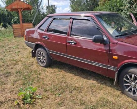 Красный ВАЗ 21099, объемом двигателя 1.6 л и пробегом 280 тыс. км за 2000 $, фото 4 на Automoto.ua