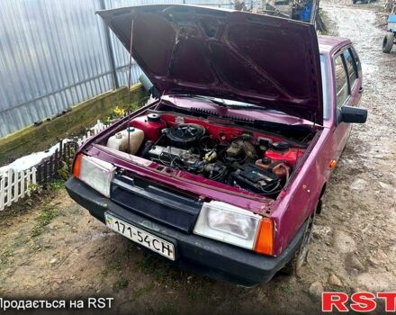 Красный ВАЗ 21099, объемом двигателя 1.5 л и пробегом 0 тыс. км за 650 $, фото 1 на Automoto.ua