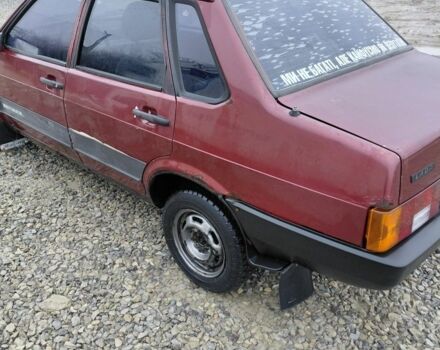 Красный ВАЗ 21099, объемом двигателя 1.5 л и пробегом 100 тыс. км за 505 $, фото 2 на Automoto.ua