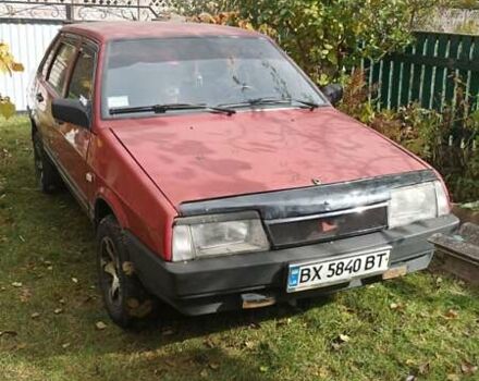 Красный ВАЗ 21099, объемом двигателя 1.5 л и пробегом 300 тыс. км за 1250 $, фото 3 на Automoto.ua