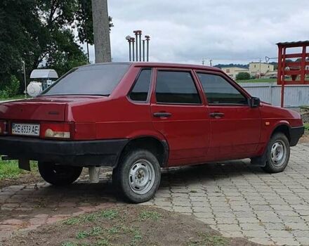 Красный ВАЗ 21099, объемом двигателя 1.3 л и пробегом 270 тыс. км за 909 $, фото 3 на Automoto.ua