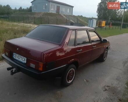 Красный ВАЗ 21099, объемом двигателя 1.5 л и пробегом 200 тыс. км за 2500 $, фото 3 на Automoto.ua