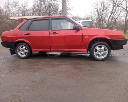 Красный ВАЗ 21099, объемом двигателя 1.5 л и пробегом 250 тыс. км за 950 $, фото 4 на Automoto.ua