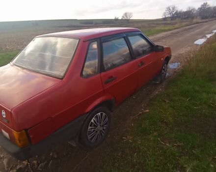 Красный ВАЗ 21099, объемом двигателя 0 л и пробегом 1 тыс. км за 832 $, фото 1 на Automoto.ua