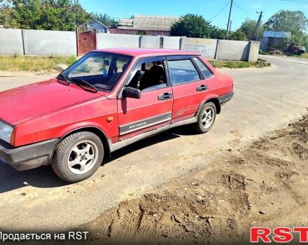 Красный ВАЗ 21099, объемом двигателя 1.3 л и пробегом 0 тыс. км за 850 $, фото 1 на Automoto.ua