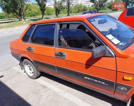 Красный ВАЗ 21099, объемом двигателя 1.5 л и пробегом 100 тыс. км за 1300 $, фото 1 на Automoto.ua