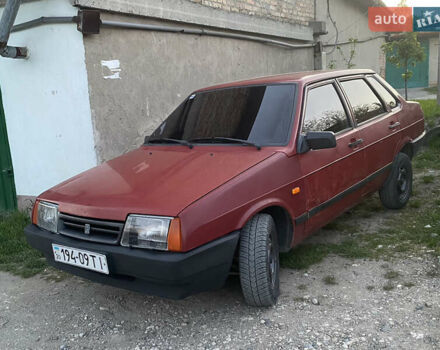 Красный ВАЗ 21099, объемом двигателя 0 л и пробегом 1 тыс. км за 1150 $, фото 3 на Automoto.ua