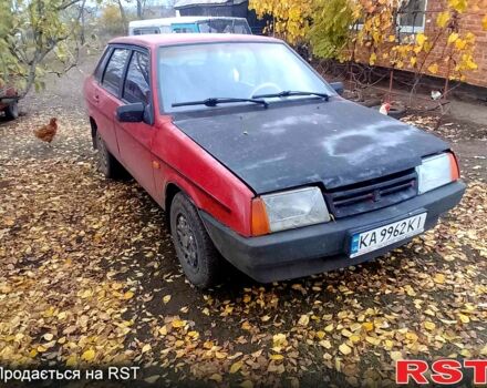 Красный ВАЗ 21099, объемом двигателя 1.5 л и пробегом 223 тыс. км за 650 $, фото 3 на Automoto.ua
