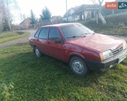 Красный ВАЗ 21099, объемом двигателя 1.3 л и пробегом 10 тыс. км за 1500 $, фото 1 на Automoto.ua