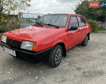 Красный ВАЗ 21099, объемом двигателя 1.29 л и пробегом 100 тыс. км за 1600 $, фото 6 на Automoto.ua