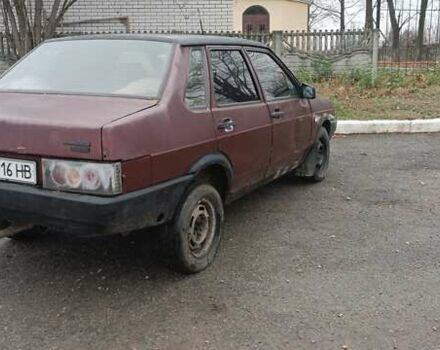 Красный ВАЗ 21099, объемом двигателя 1.6 л и пробегом 108 тыс. км за 450 $, фото 7 на Automoto.ua