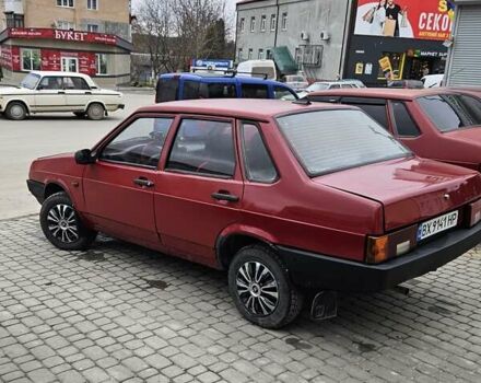 Красный ВАЗ 21099, объемом двигателя 1.1 л и пробегом 150 тыс. км за 1350 $, фото 1 на Automoto.ua