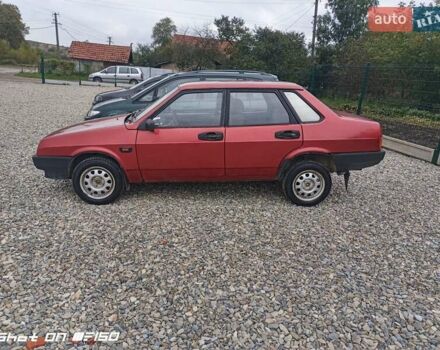 Красный ВАЗ 21099, объемом двигателя 1.5 л и пробегом 100 тыс. км за 999 $, фото 4 на Automoto.ua