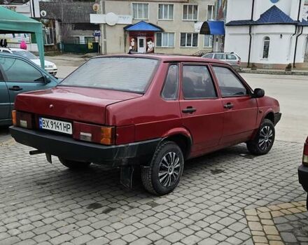 Червоний ВАЗ 21099, об'ємом двигуна 1.1 л та пробігом 200 тис. км за 1300 $, фото 4 на Automoto.ua