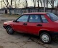 Красный ВАЗ 21099, объемом двигателя 1.3 л и пробегом 366 тыс. км за 1300 $, фото 3 на Automoto.ua