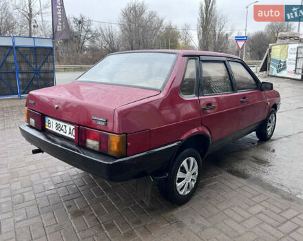 Красный ВАЗ 21099, объемом двигателя 1.5 л и пробегом 250 тыс. км за 1050 $, фото 8 на Automoto.ua