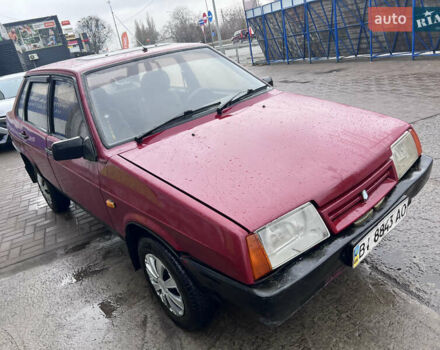 Красный ВАЗ 21099, объемом двигателя 1.5 л и пробегом 250 тыс. км за 1050 $, фото 3 на Automoto.ua