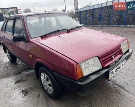 Красный ВАЗ 21099, объемом двигателя 1.5 л и пробегом 250 тыс. км за 1050 $, фото 4 на Automoto.ua