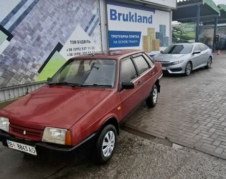Красный ВАЗ 21099, объемом двигателя 1.5 л и пробегом 150 тыс. км за 1099 $, фото 7 на Automoto.ua