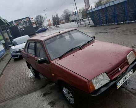 Красный ВАЗ 21099, объемом двигателя 1.5 л и пробегом 150 тыс. км за 1099 $, фото 5 на Automoto.ua