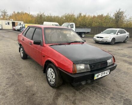 Красный ВАЗ 21099, объемом двигателя 1.5 л и пробегом 540 тыс. км за 559 $, фото 1 на Automoto.ua
