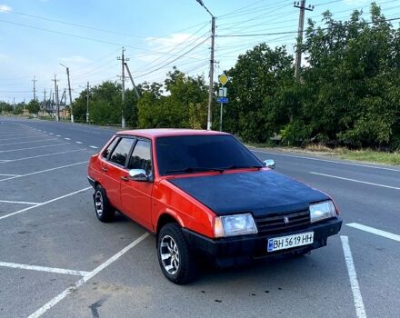 Красный ВАЗ 21099, объемом двигателя 1.3 л и пробегом 250 тыс. км за 850 $, фото 2 на Automoto.ua