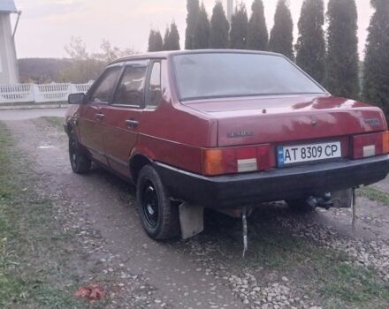 Красный ВАЗ 21099, объемом двигателя 1.5 л и пробегом 200 тыс. км за 1000 $, фото 2 на Automoto.ua