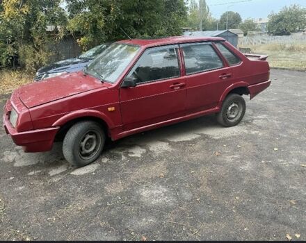 Червоний ВАЗ 21099, об'ємом двигуна 1.6 л та пробігом 3 тис. км за 594 $, фото 1 на Automoto.ua