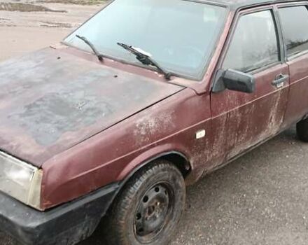 Красный ВАЗ 21099, объемом двигателя 1.6 л и пробегом 108 тыс. км за 450 $, фото 4 на Automoto.ua