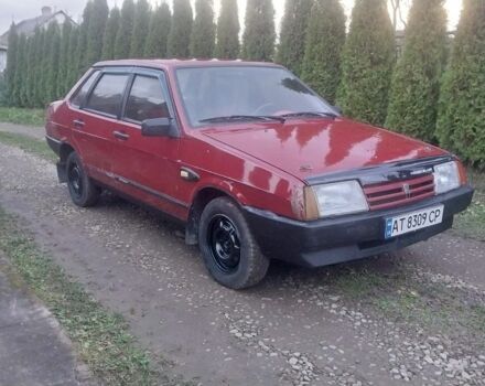 Красный ВАЗ 21099, объемом двигателя 1.5 л и пробегом 200 тыс. км за 1000 $, фото 5 на Automoto.ua