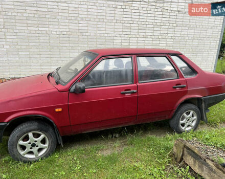 Красный ВАЗ 21099, объемом двигателя 1.46 л и пробегом 293 тыс. км за 1000 $, фото 4 на Automoto.ua