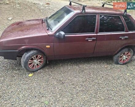 Красный ВАЗ 21099, объемом двигателя 1.3 л и пробегом 230 тыс. км за 600 $, фото 6 на Automoto.ua