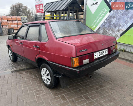 Красный ВАЗ 21099, объемом двигателя 1.5 л и пробегом 250 тыс. км за 1050 $, фото 7 на Automoto.ua