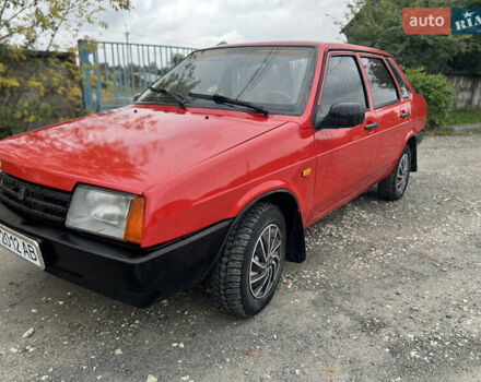 Красный ВАЗ 21099, объемом двигателя 1.29 л и пробегом 100 тыс. км за 1600 $, фото 5 на Automoto.ua