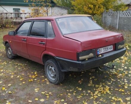 Красный ВАЗ 21099, объемом двигателя 1.5 л и пробегом 230 тыс. км за 547 $, фото 4 на Automoto.ua