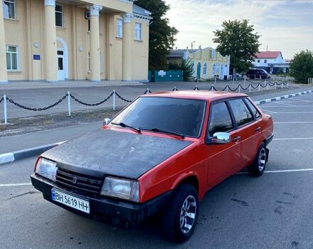 Красный ВАЗ 21099, объемом двигателя 1.3 л и пробегом 250 тыс. км за 850 $, фото 1 на Automoto.ua